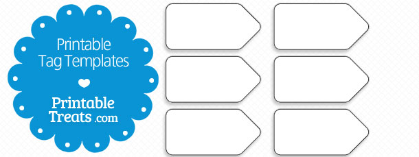 Printable Tag Templates — Printable Treats.com