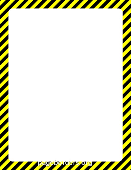 Yellow and Black Checkered Border: Clip Art, Page Border, and ...