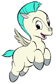 Baby Hercules and Baby Pegasus Clip Art Images | Disney Clip Art ...