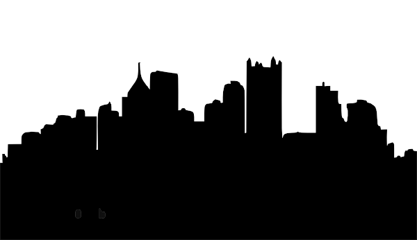 Silhouette Chicago Skyline Clipart - Cliparts and Others Art ...