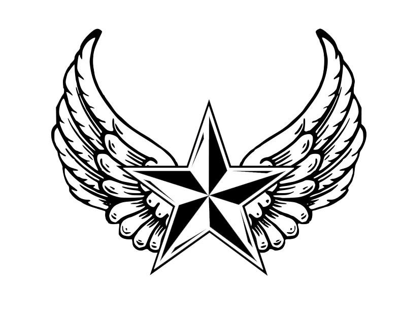 55+ Nautical Star Clipart