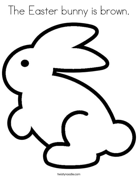 Easter Bunny Outline Photo Album - Jefney