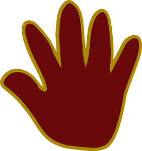 Handprint Outline Clipart - Free Clipart Images