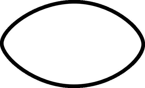 football outline template football outline clipart clipart kid ...