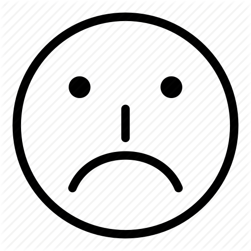 Cartoon, emoticon, emoticons, face, sad, smile icon | Icon search ...