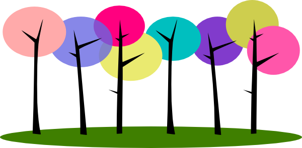 Row Of Spring Flowers Clipart - Free Clipart Images