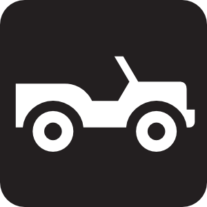 Four Wheel Drive Road Black Clip Art - vector clip ...