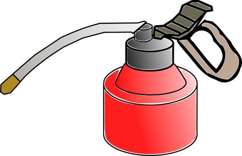 Vector clip art of oil spray can | Public domain vectors