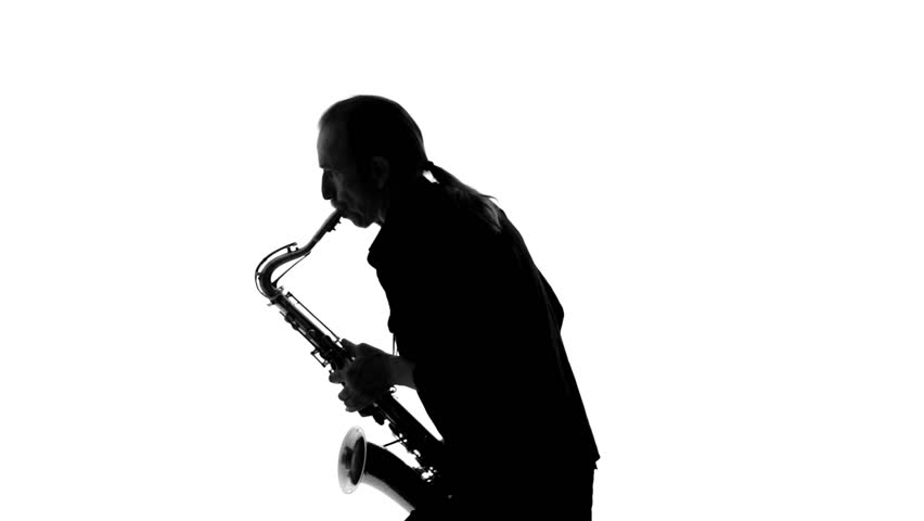 Man Playing Sax In Silhouette Stock Footage Video 6082709 ...