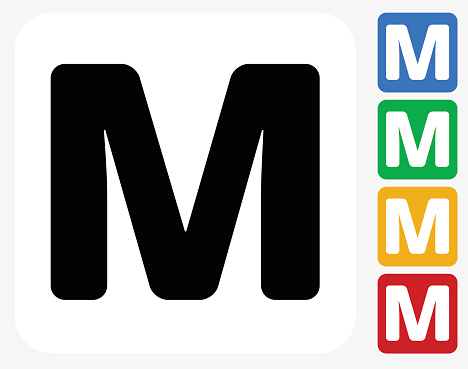 Letter M Clip Art, Vector Images & Illustrations