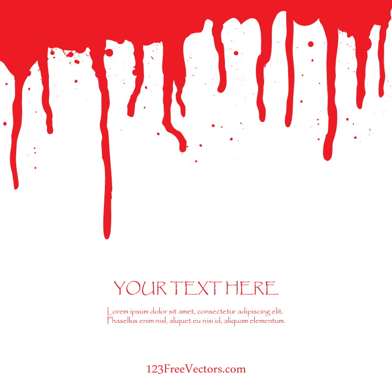 Blood Splatter Vector Free Download | 123Freevectors