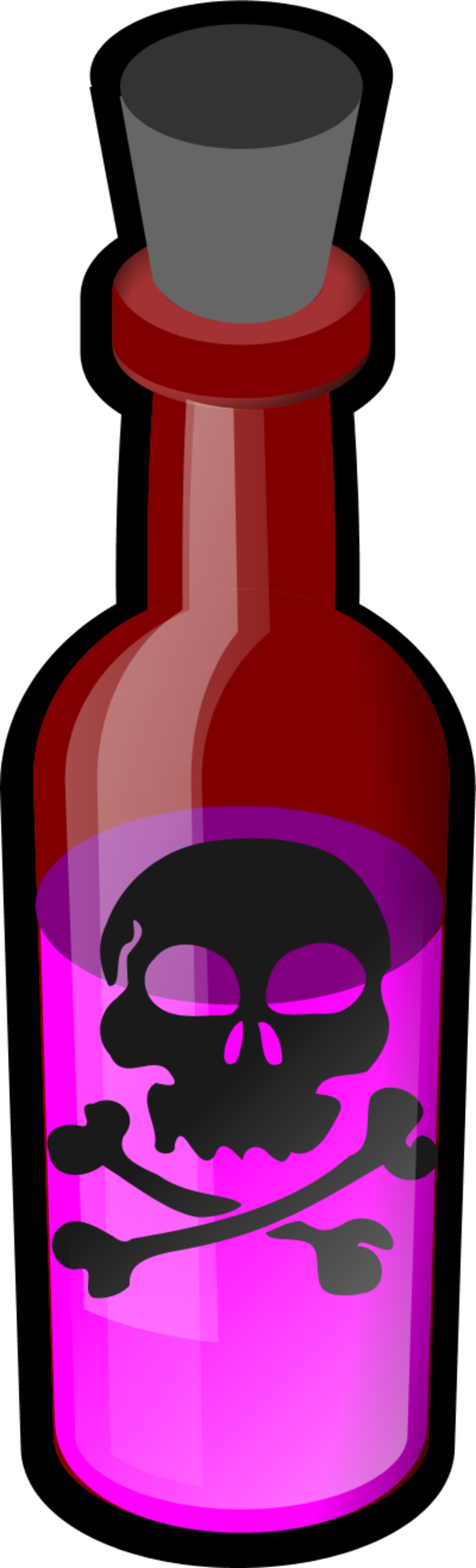 Clipart poison bottle