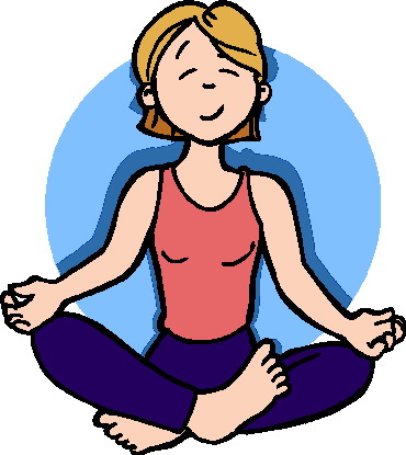 Boy with calm body clipart