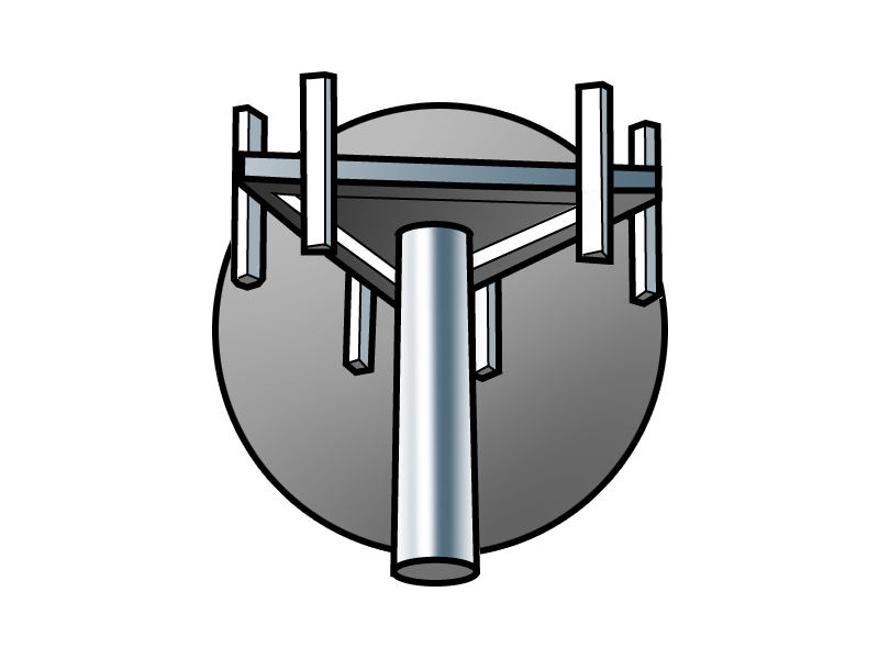 Large wireless cell tower icon in Photoshop format ...