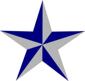 Blue Star Clip Art - vector clip art online, royalty ...