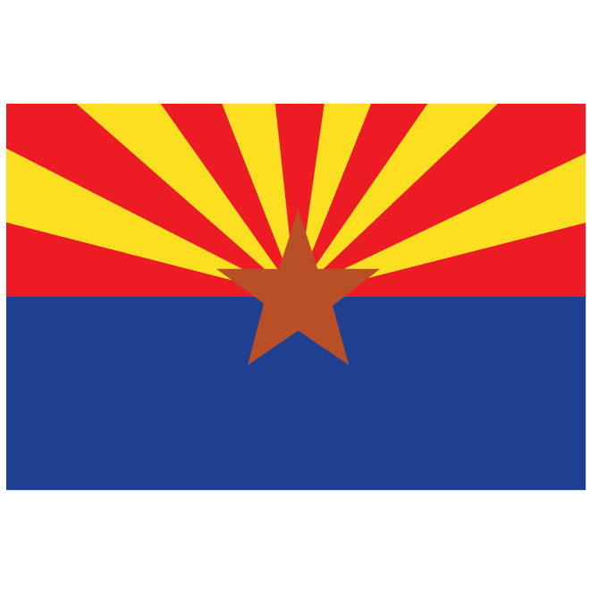 FLAG OF ARIZONA - Download at Vectorportal
