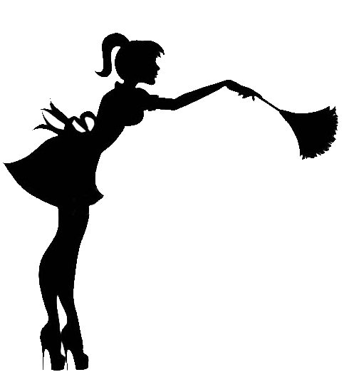 Cleaning Services Black And White Clipart
