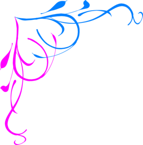 Blue Pink Border clip art - Free Clipart Images
