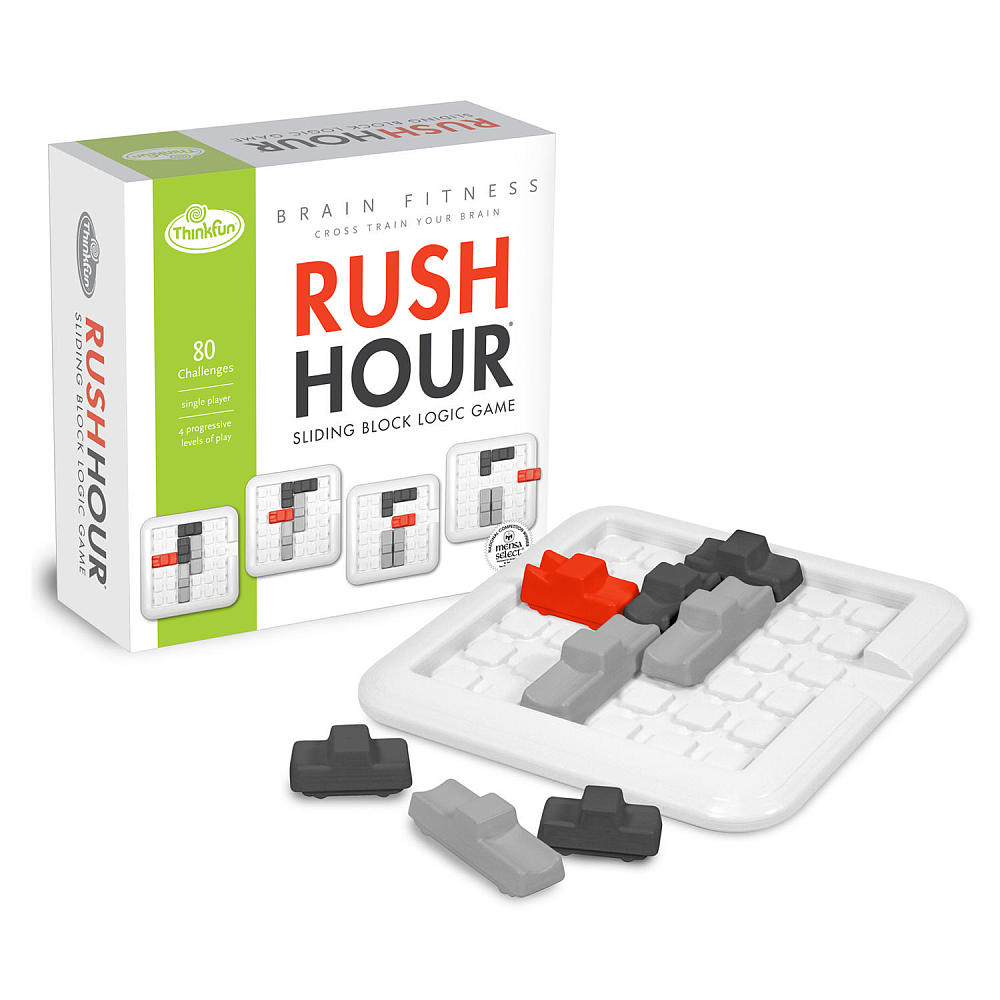 Thinkfun Brain Fitness Rush Hour Sliding Block Logic Game - Toys"R"Us