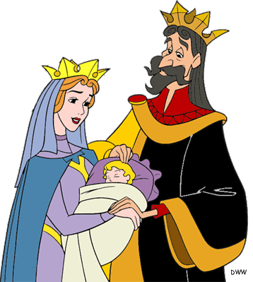 Царица родила дочь. Спящая красавица мультфильм Король и Королева. Мультяшная Королевская семья Король Королева принц. Король из спящей красавицы. Царь и принцесса.
