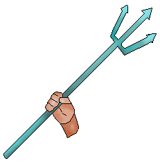 Poseidon's Trident Clip Art - Trident Clip Art - Tridents