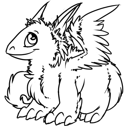 Dragon Outline for Sale | Virtual Pets Forum - VirtualPetList