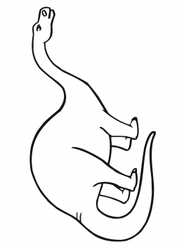 Apatosaurus Sauropod Dinosaur coloring page | Super Coloring
