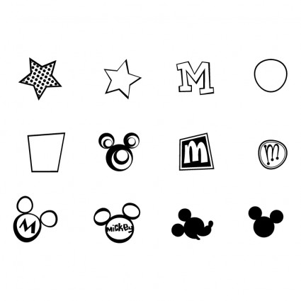 Mickey mouse 3 Vector logo - Free vector for free download