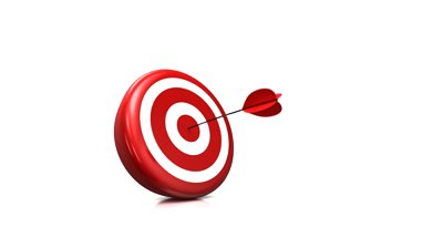A big red arrow smashes through two brick walls then hits the ...