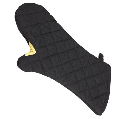 Foodservice Essentials 630-960| FSE 17" Black Oven Mitt| Oven Mitts