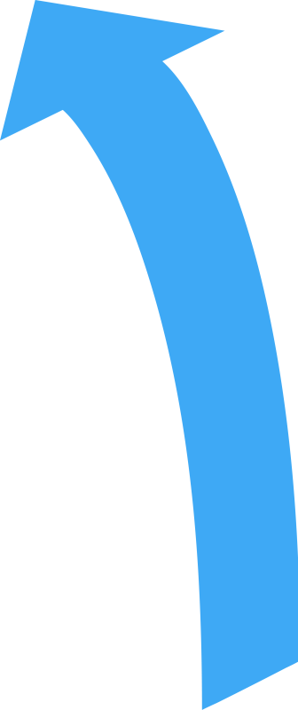 Curved Directional Arrow Pointing Up | ClipPix ETC: Educational ...