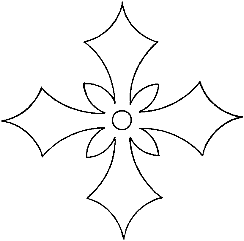 Ecclesiastical & Church Embroidery Patterns: Crosses – Needle'