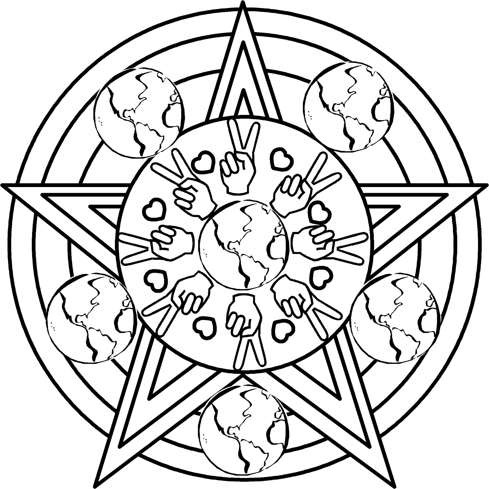 PEACE DAY MANDALAS | learningenglish-