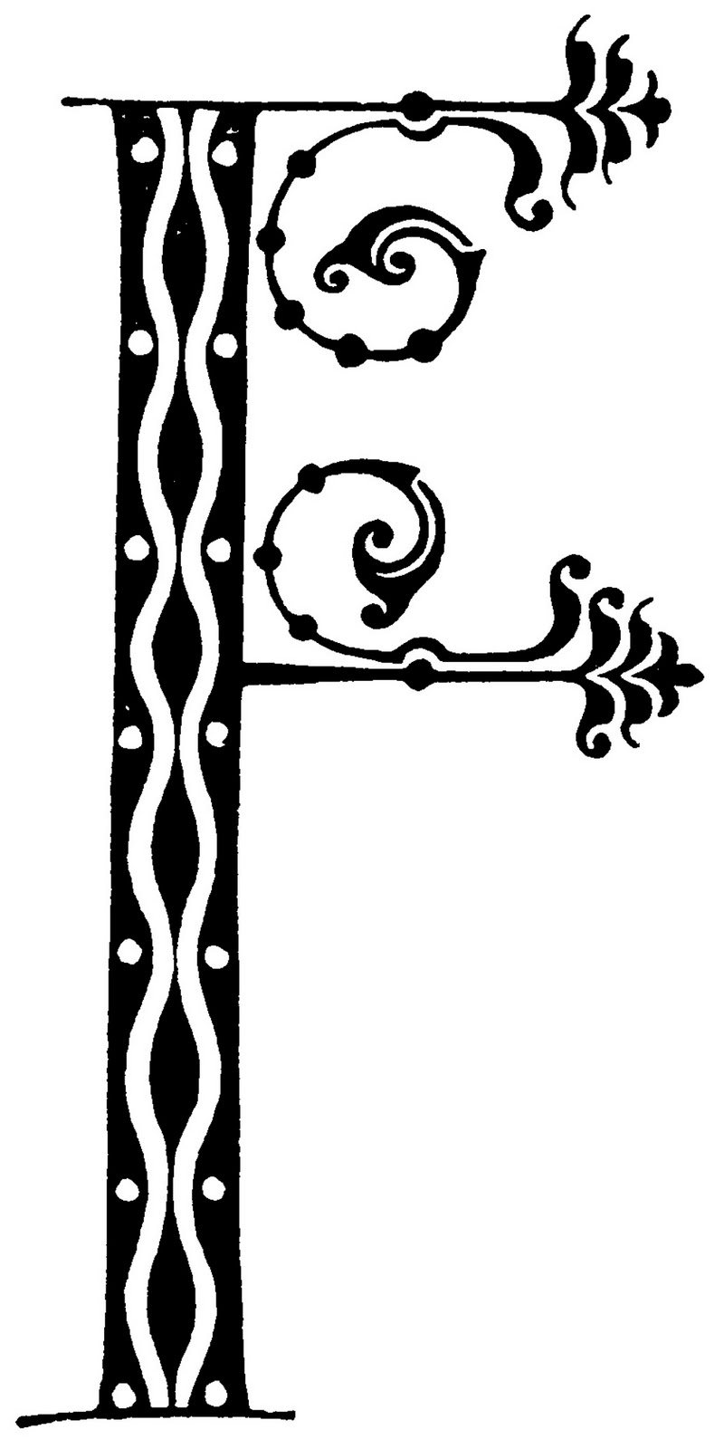 VintageFeedsacks: Free Vintage Clip Art - Decorative Letters