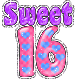 16 Birthday Clipart