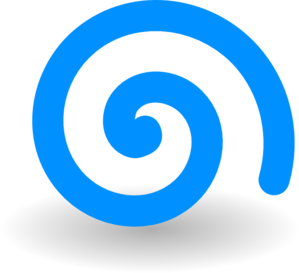 Turquoise Spiral Clip Art - vector clip art online ...