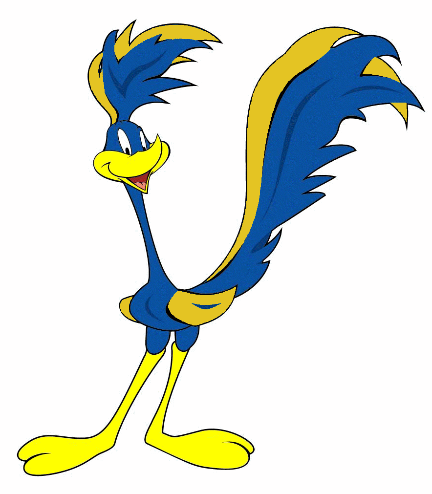 Road runner clipart