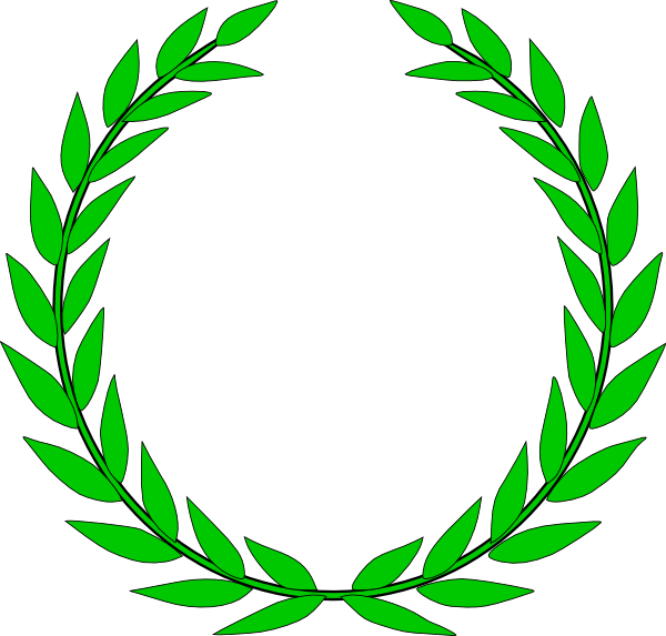 Olive Wreath clip art - vector clip art online, royalty free ...