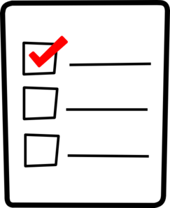 To do list clipart black and white