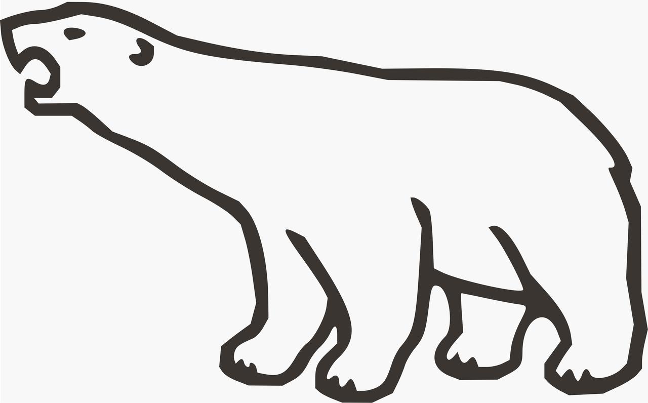 Polar Bear Clipart - Tumundografico