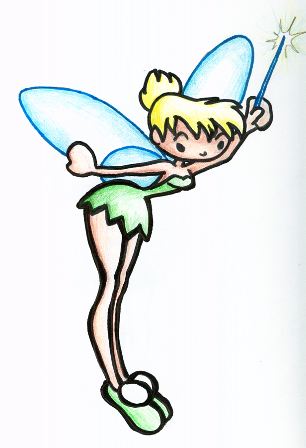 Tinkerbell Cartoon by SerenityNme on DeviantArt