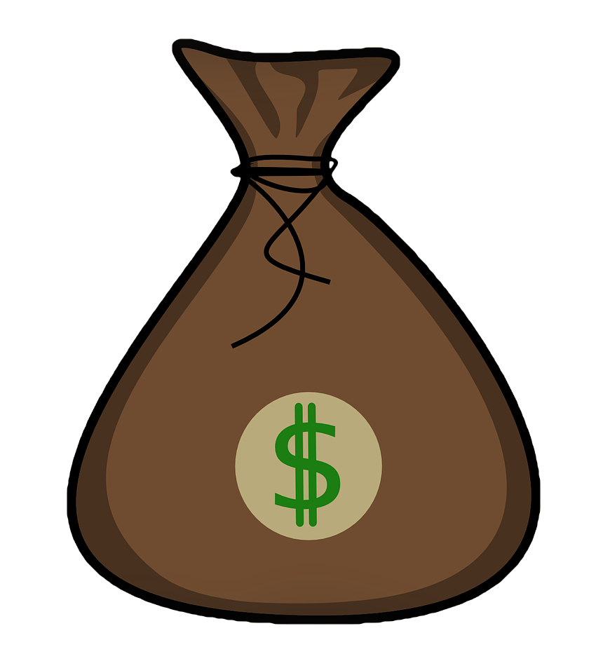 Clipart bag of money