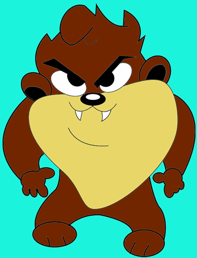 How to Draw Baby Tazmanian Devil from Looney Tunes Step by Step ...