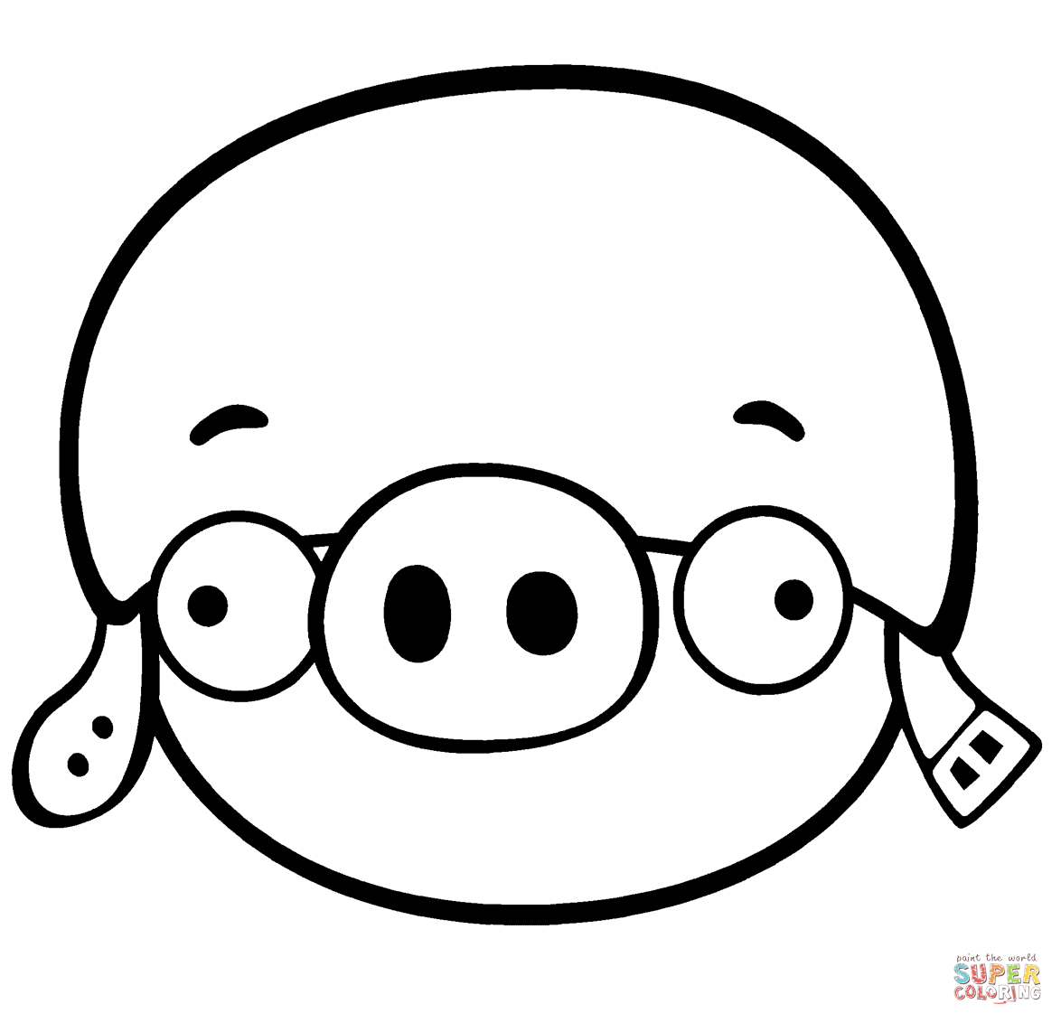 Moustache Coloring Pages - AZ Coloring Pages