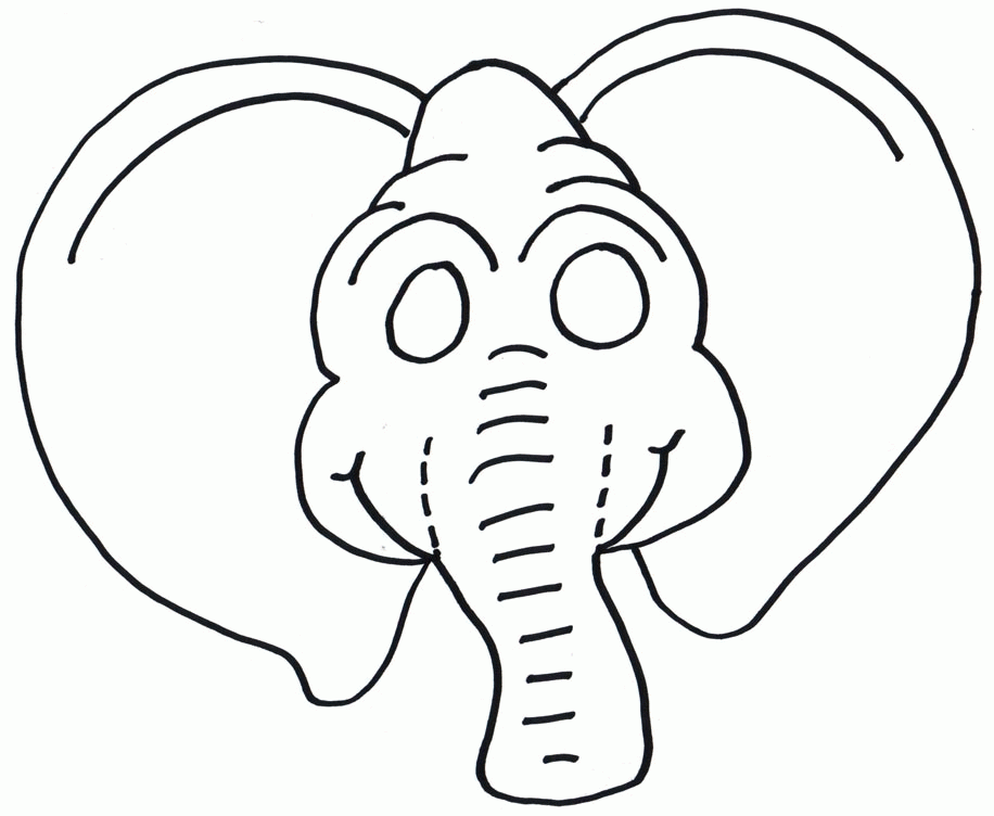 elephant print out ~ Doozink