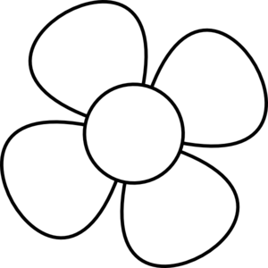 Four Petal Flower Clip Art – Clipart Free Download