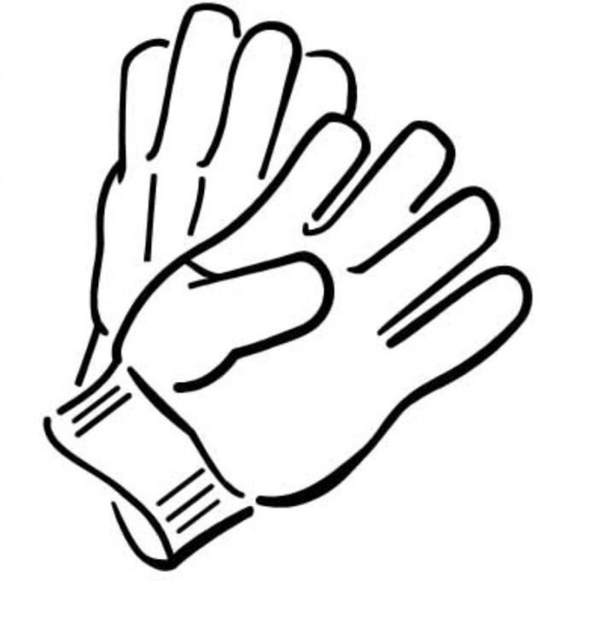 Gloves Coloring Pages - ClipArt Best