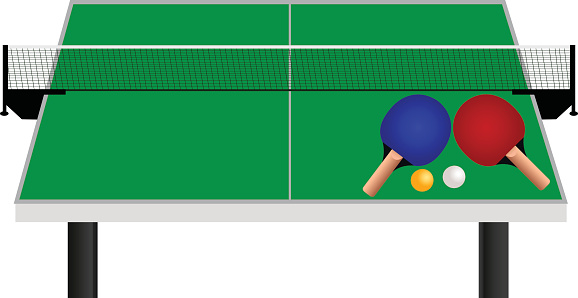 Table Tennis Racket Clip Art, Vector Images & Illustrations