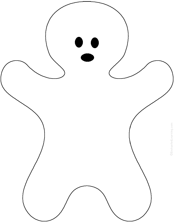 Gingerbread Man at EnchantedLearning.