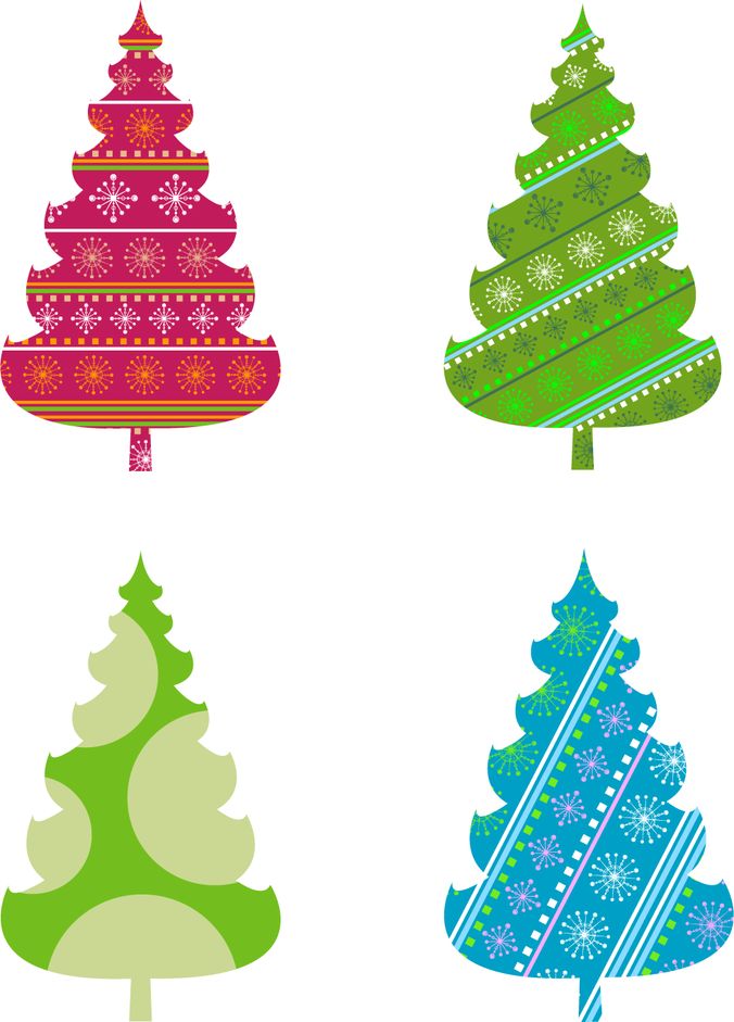 Christmas Tree Vector Art | Free Download Clip Art | Free Clip Art ...